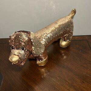 Flip-able Sequin plush dog